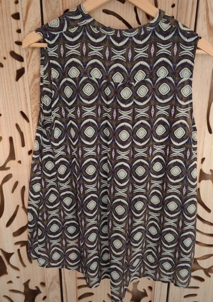 Blouse fluide et légère imprimée T 40 H&M - photo numéro 10