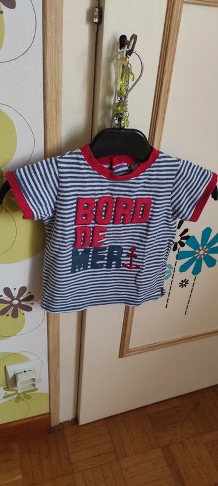 Tee shirt manche courte bord de mer