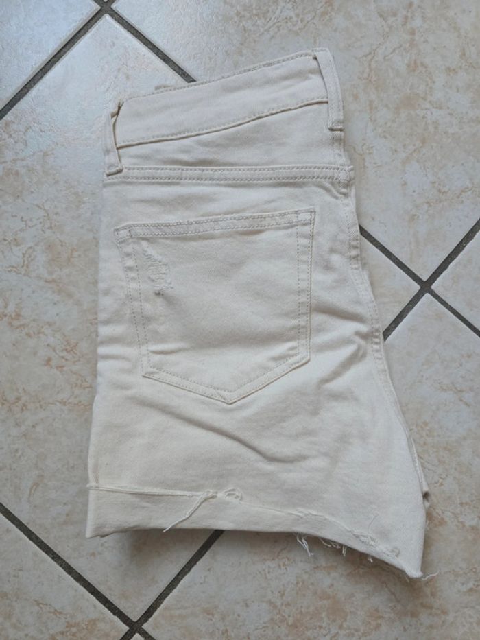 Short h&m 34 beige neuf xs - photo numéro 6