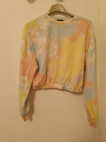 Pull court multicolore – Kiabi (Taille S)