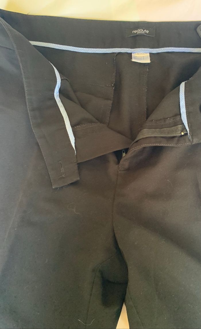 Pantalon femme La Redoute noir Taille 44 polyviscose - photo numéro 10