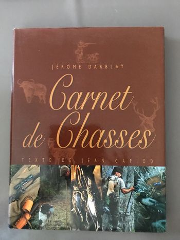 Livre Carnet de chasses