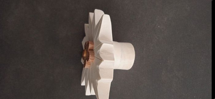 Bouton de meuble forme edelweiss - photo numéro 2