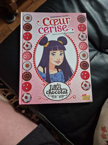 bande dessinée coeur cerise de Cathy Cassidy
