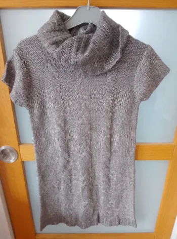 Robe pull à col roulé - Fille 12 ans