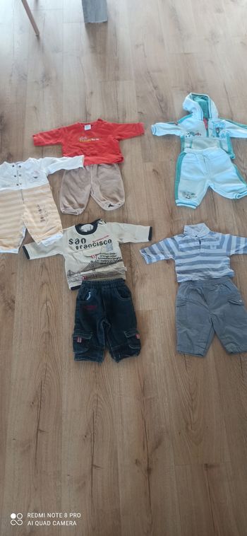 Lot de 5 ensembles 3 mois