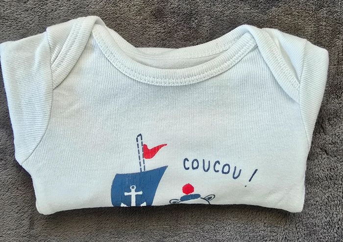 Body à manches longues 3 mois