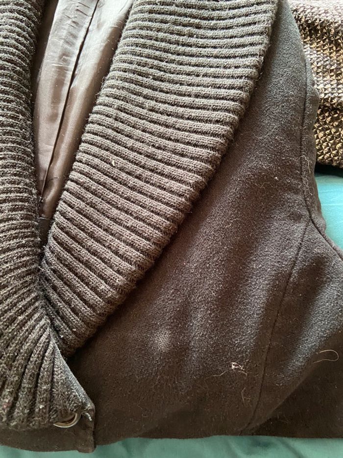 Manteau noir comptoir des cotonniers - photo numéro 3