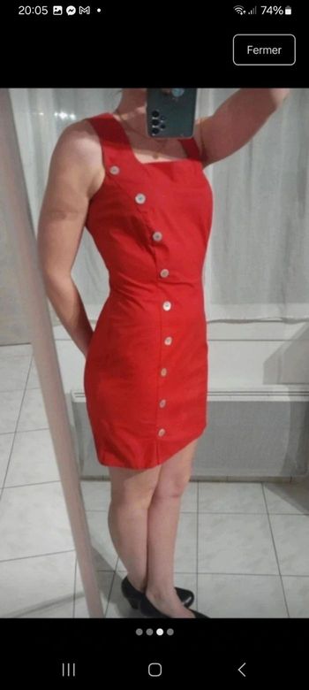 Mini robe rouge T36 