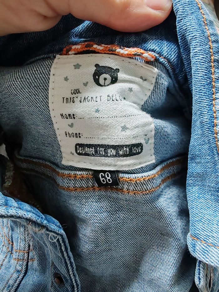 Veste jean c&a 6m - photo numéro 2