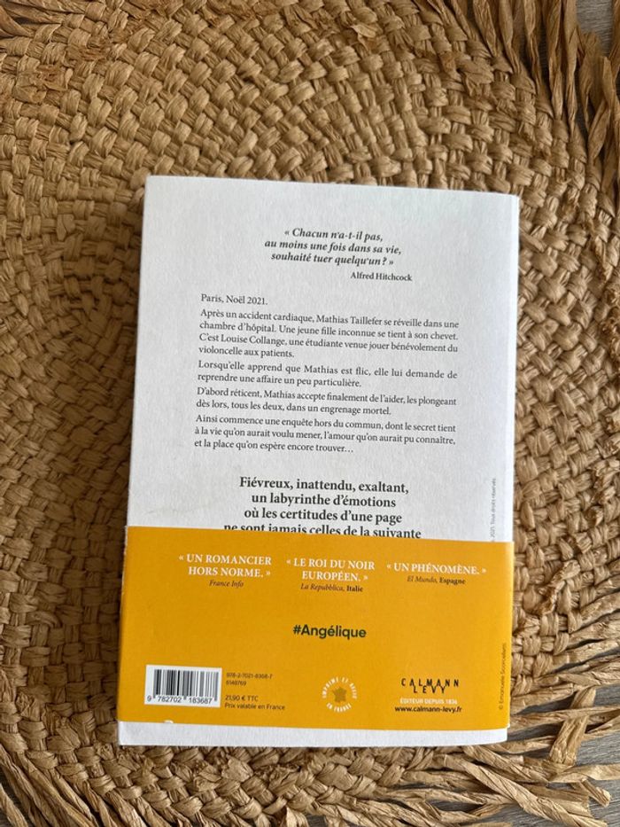 Livre Guillaume musso Angelique - photo numéro 2