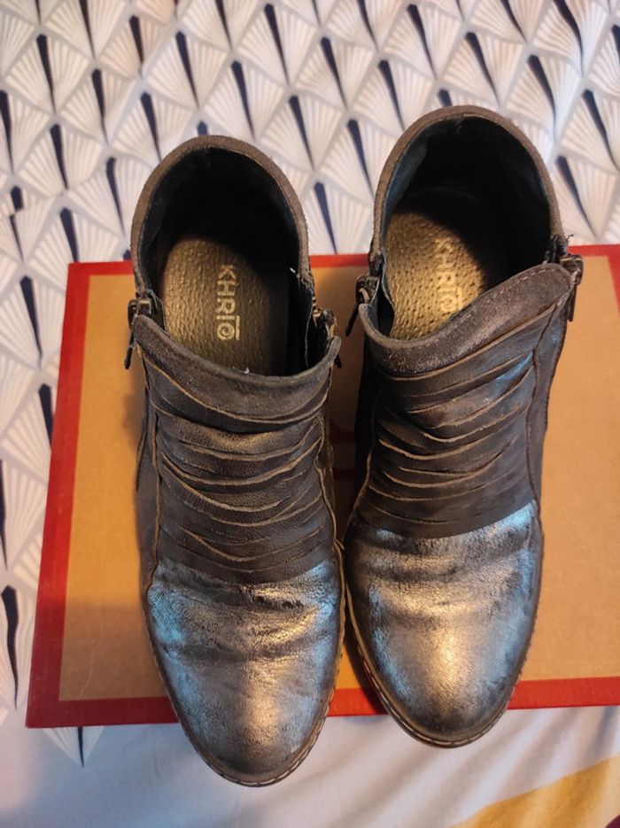 Boots basse compensé khrio t38 - photo numéro 4