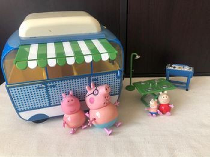 Camping car peppa pig jouet enfant petit
