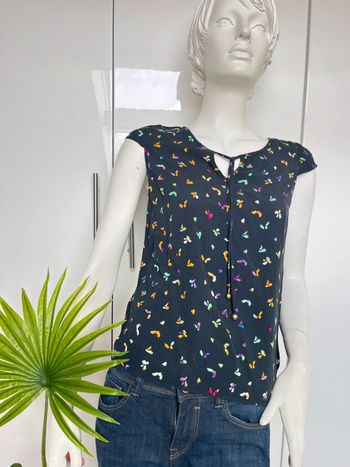 blouse imprimée printanière