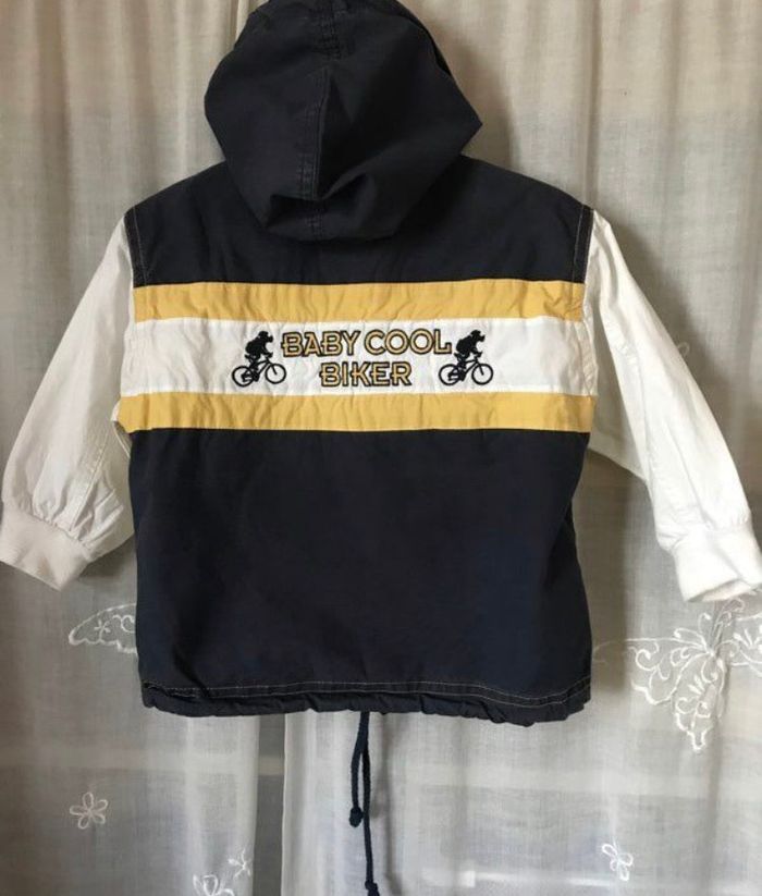 Coupe vent tricolore 12 mois Baby cool - photo numéro 2
