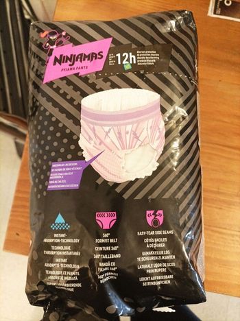 Couches Pampers Ninjamas fille