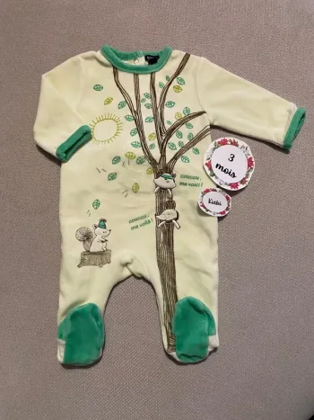Pyjama chaud Kiabi taille 3 mois très bon état