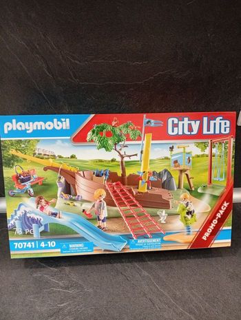 Playmobil City Life 70741 Aire de jeu d'aventure avec épave de bateaU