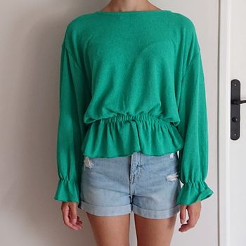 Pull vert femme 