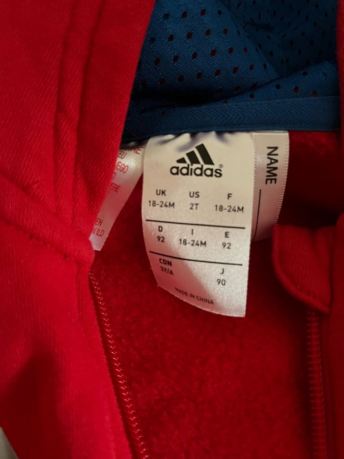 Veste adidas Spiderman 18/24 mois - photo numéro 2