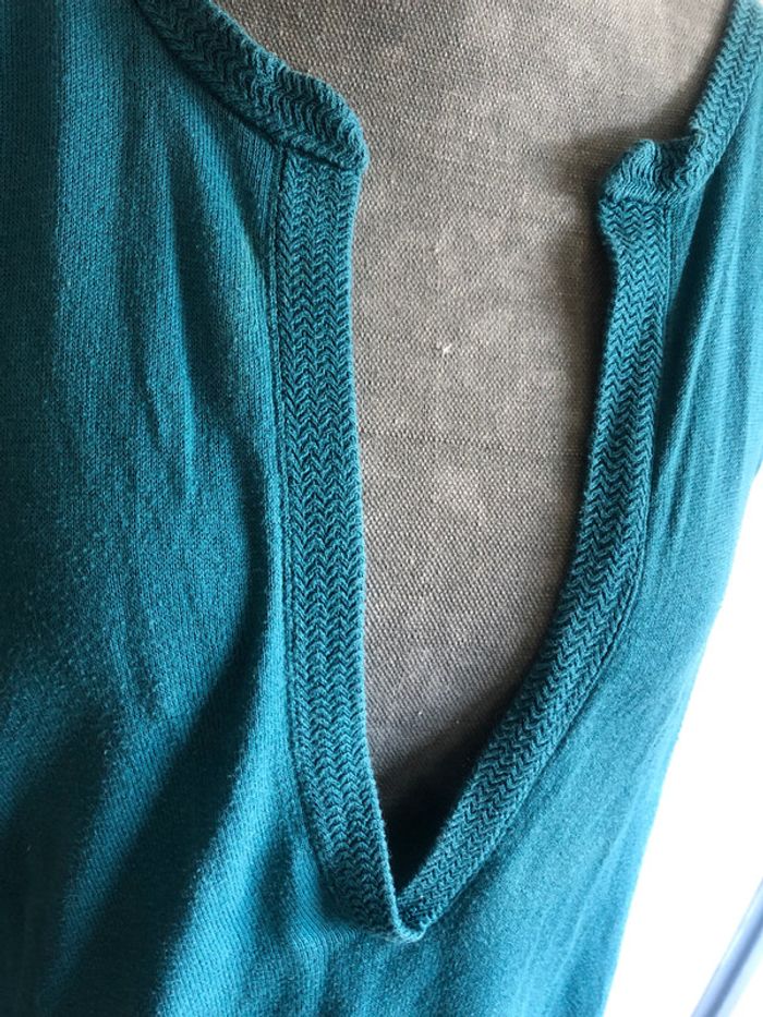 Pull fin bleu canard - photo numéro 2