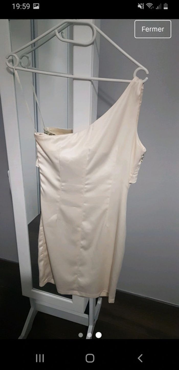 Robe soiree crème - photo numéro 3
