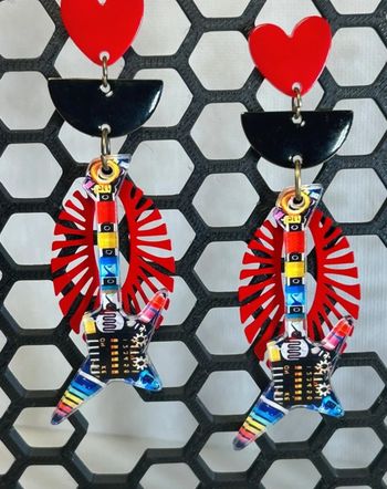 Boucles d’oreilles - Red Statement