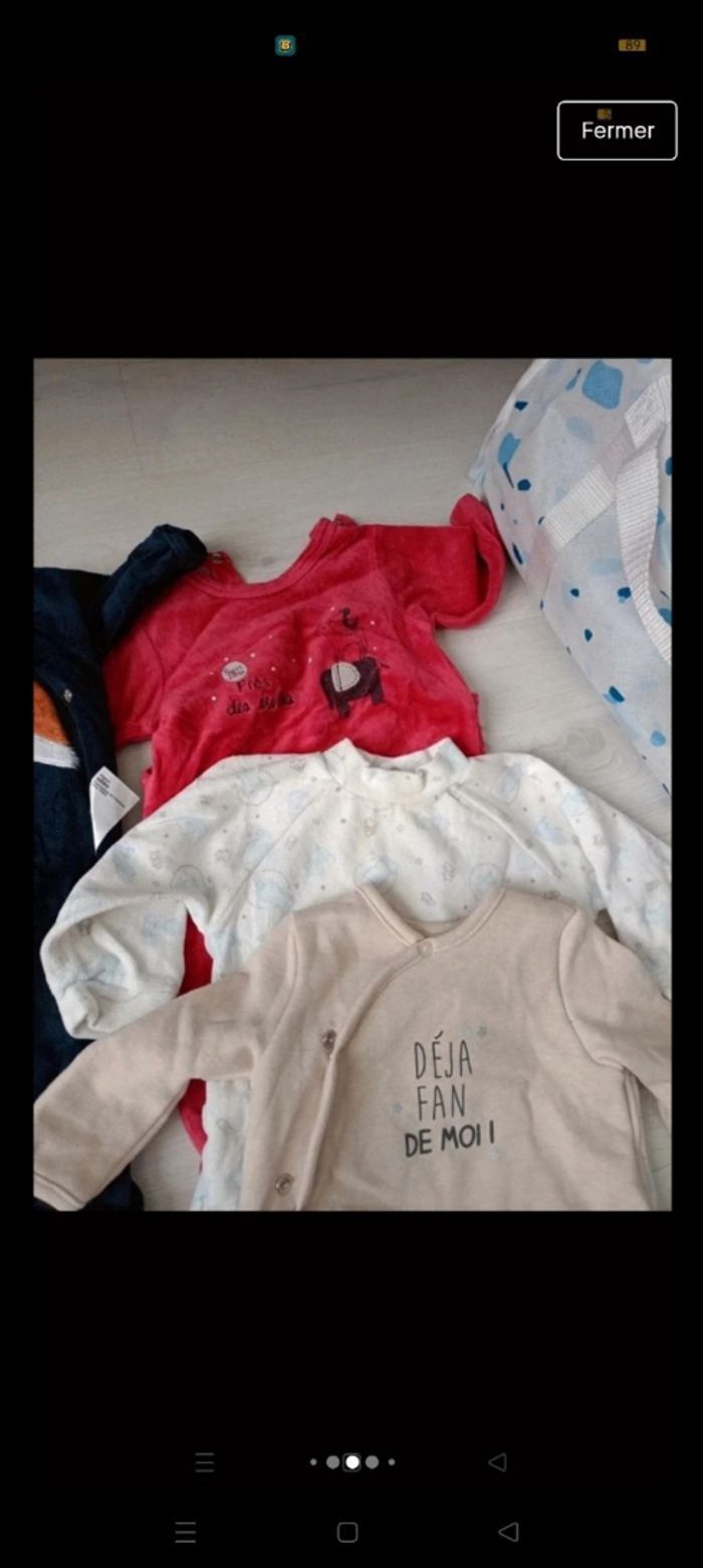 Lot pyjama body trois mois - photo numéro 5