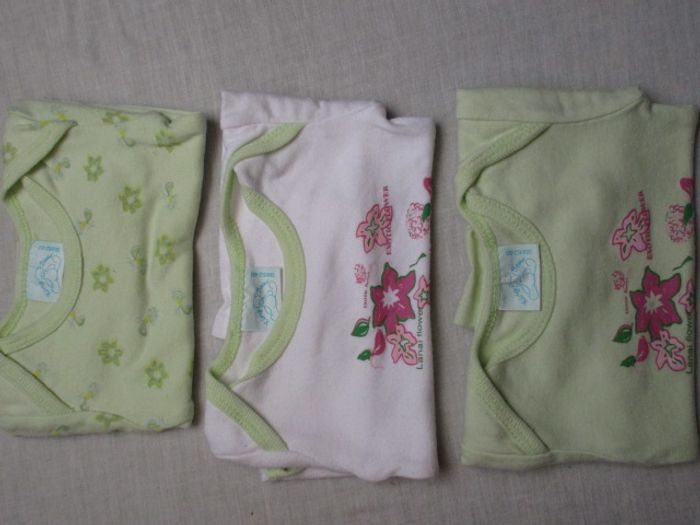 Lot de 3 body, 3 mois