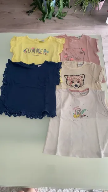 Lot de 5 tee shirt fille TAO