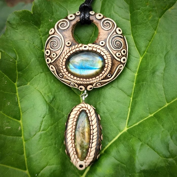 Collier totem labradorite - photo numéro 5