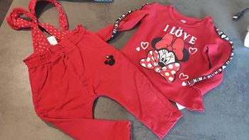 Ensemble bébé fille Minnie Disney 18 mois
