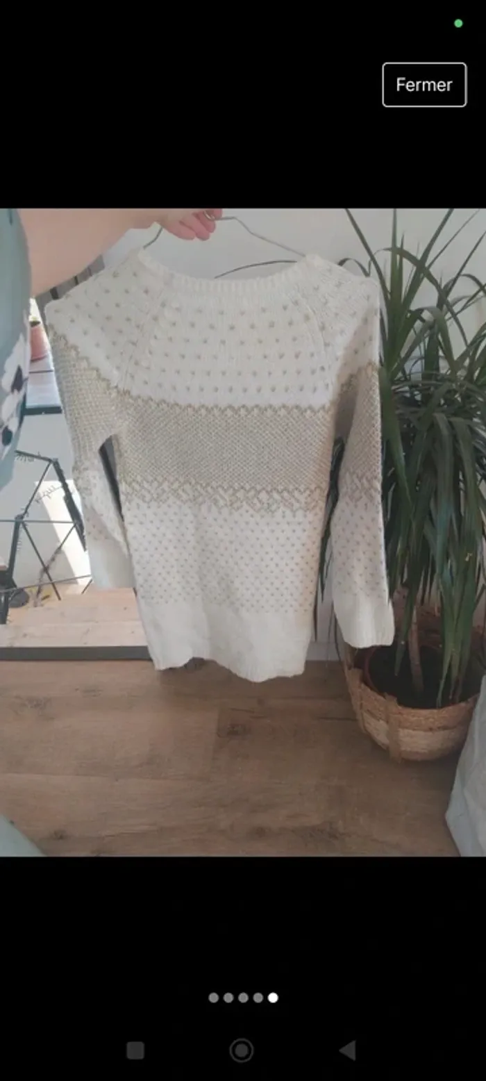 Robe en laine dorée fille 12 ans Gémo - photo numéro 5