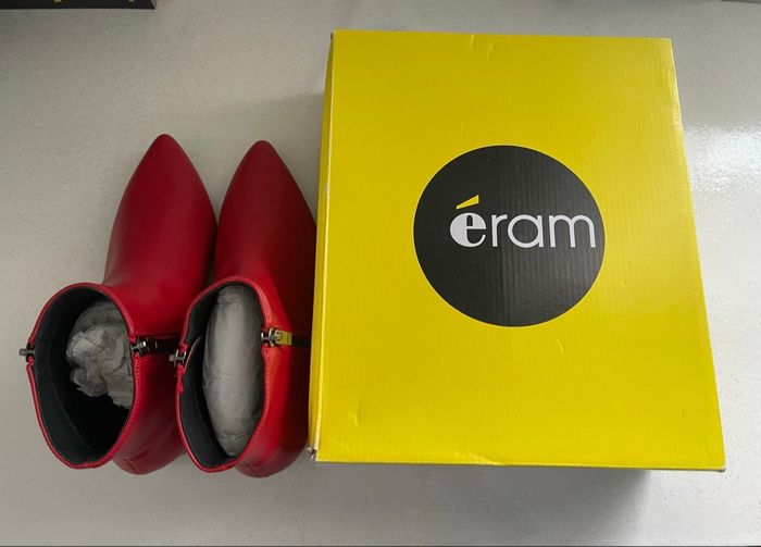 Bottines rouge Éram - photo numéro 3