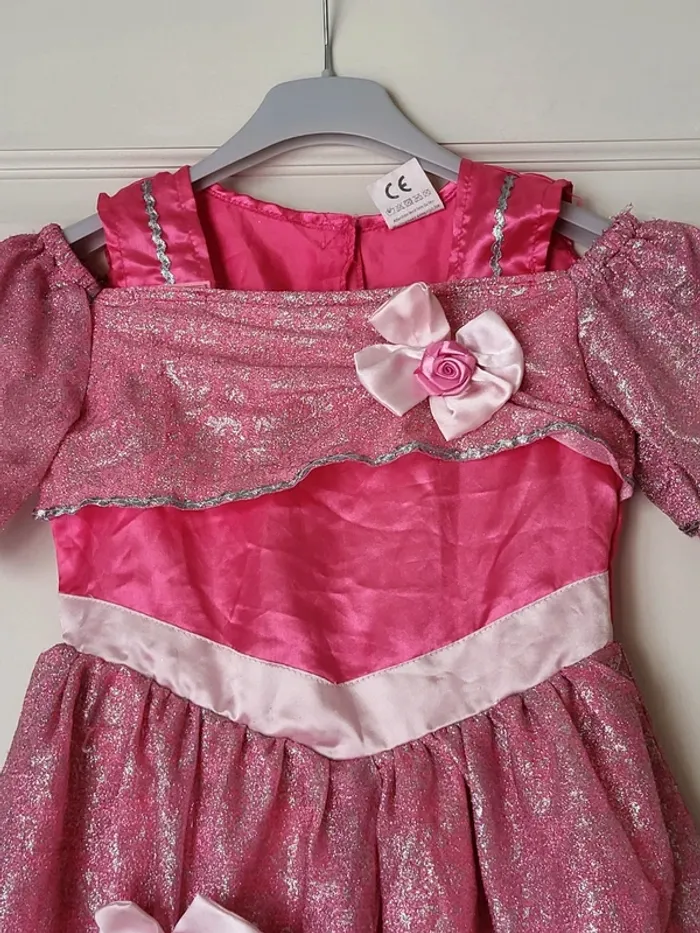 Robe de princesse rose à paillettes  - Déguisement - photo numéro 2