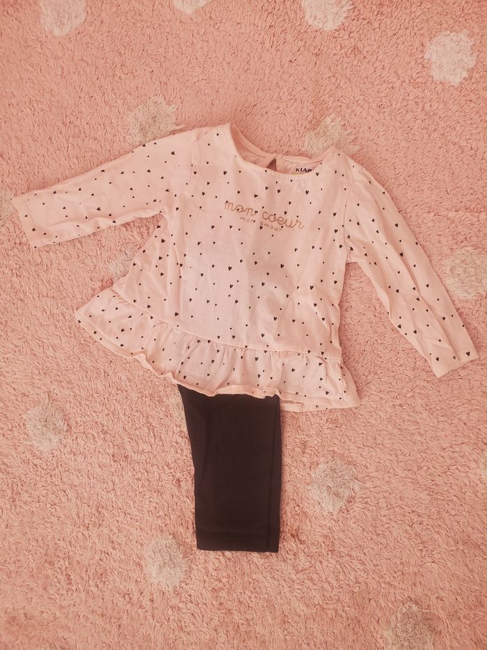 Ensemble fille 12 mois