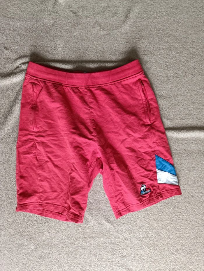 Short rouge Le Coq Sportif