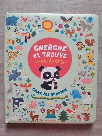 Livre cherche et trouve des touts petits chez les animaux