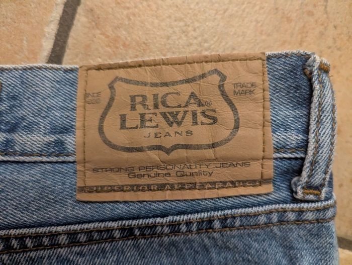 Jean H bleu délavé T38 RICA LEWIS - photo numéro 6