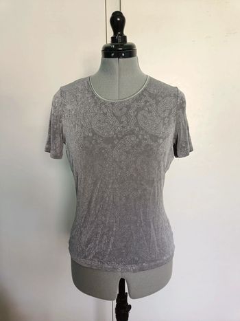 Tee shirt motif cachemire