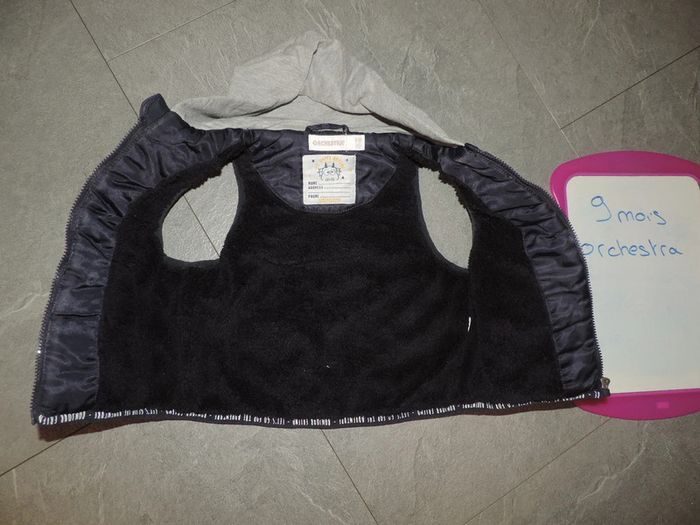 doudoune sans manche orchestra taille 9 mois - photo numéro 3