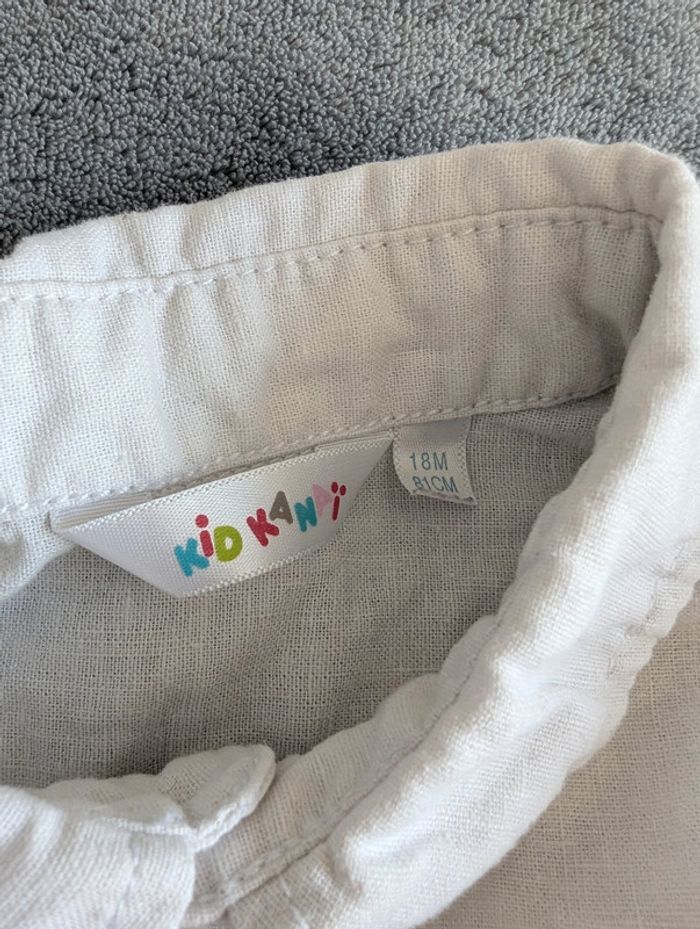 Chemise manches courtes - 18 mois - Kid Kanai - photo numéro 2