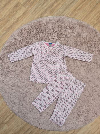 Pyjama été fleuri 12 mois 74 cm