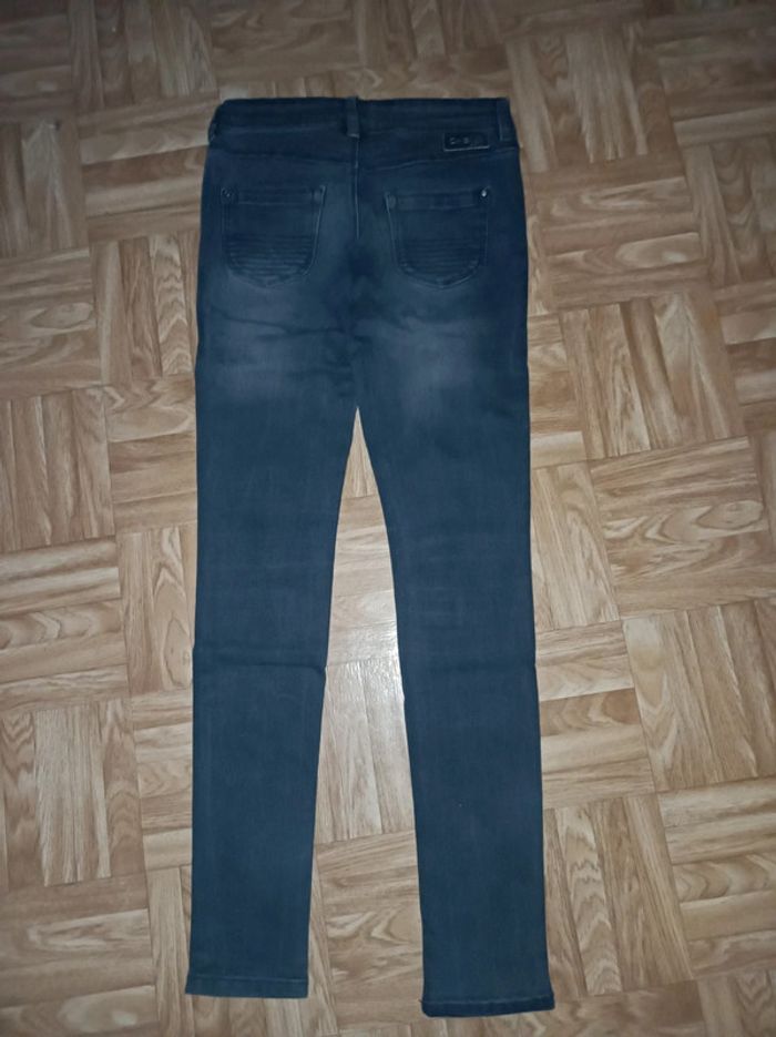 Jean skinny Okaïdi fille taille 12 ans en bon état - photo numéro 6