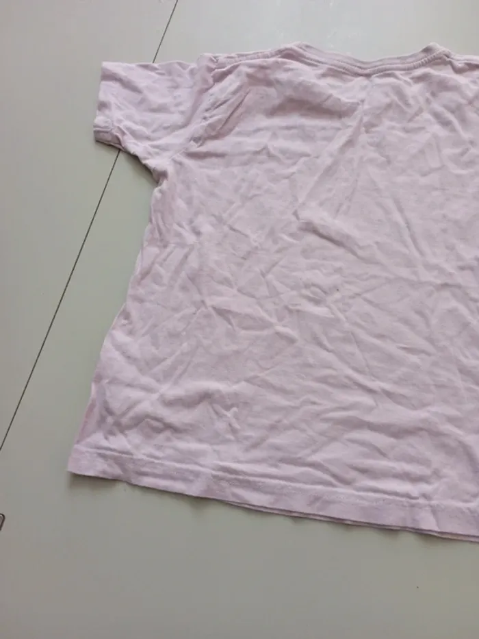 Tee shirt rose 10/12 ans - photo numéro 6