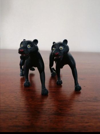 Lot de 2 panthères noires