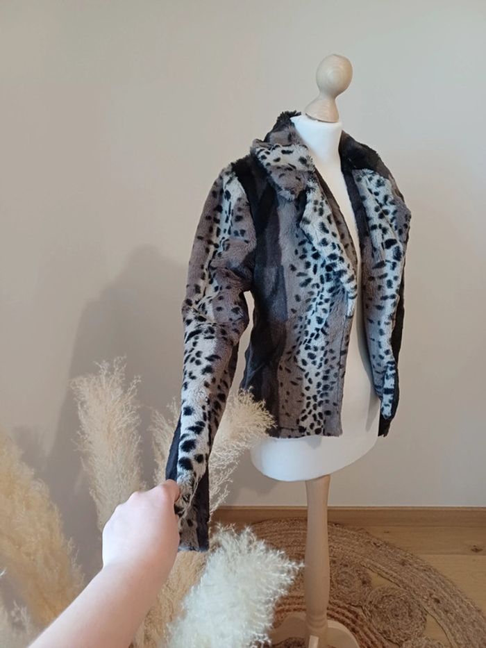 Veste chaude à imprimé Léopard PDK taille XS 34