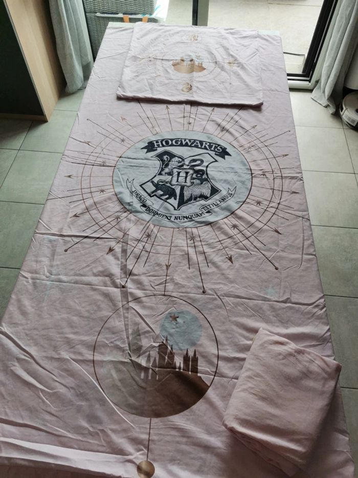 Parure de lit Harry potter rose 1 personne - photo numéro 2