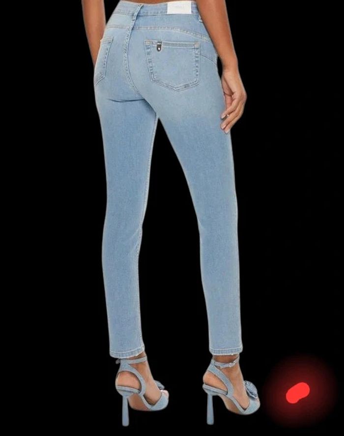 Jean bleu Liu Jo - Mid Rise / Skinny - UXX042 D4811 - photo numéro 2