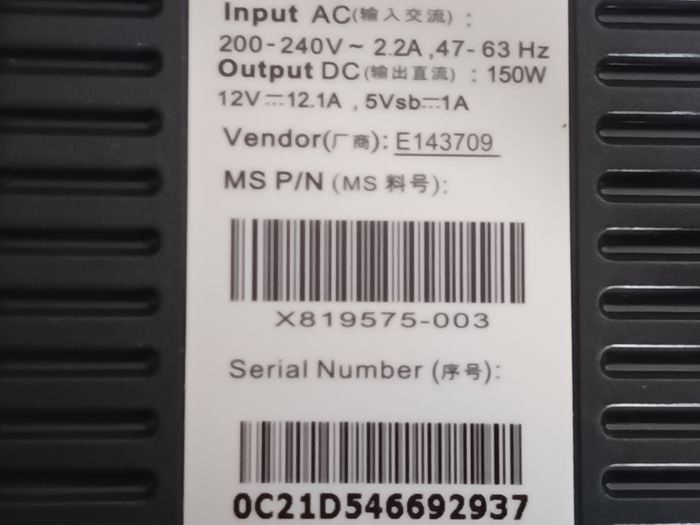 Chargeur Xbox 360 Original Console alimentation secteur prise secteur EU - photo numéro 2